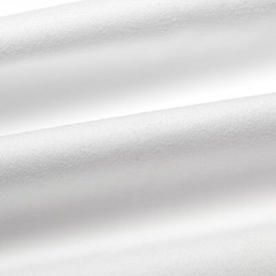 Tessuto di microfibra bianco in altezza cm.170
