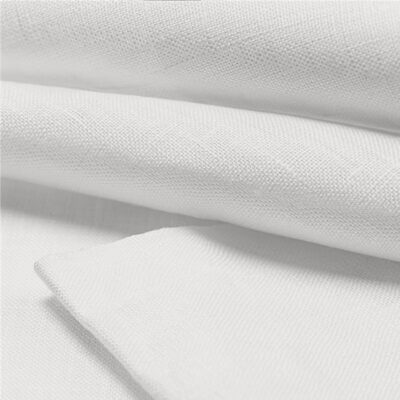 Tela di lino 3006 colore bianco in altezza cm.270
