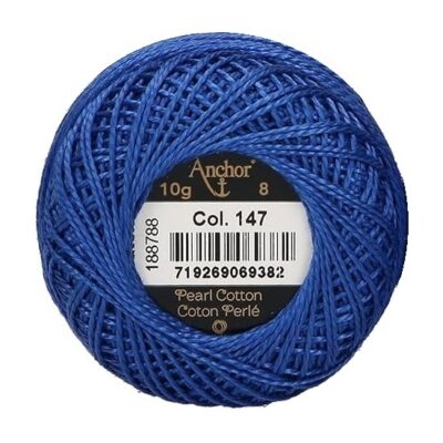 Gomitolo Anchor Perlé n.8 da 10 gr. disponibile in tutti i colori