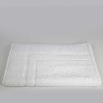 Tappeto bagno di spugna colore bianco cm.50 x 70