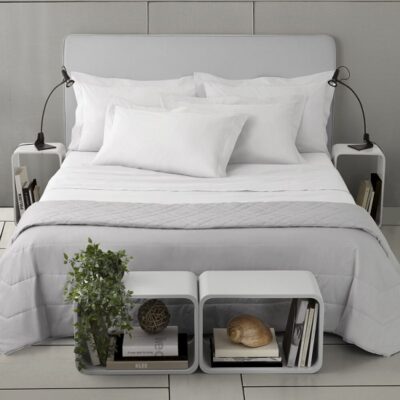 Completo letto matrimoniale Nk Color in percalle di puro cotone