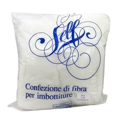 Self siliconato - fibra per imbottitura - confezione da 1 kg.