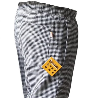 Pantalone chef a quadretti Step One