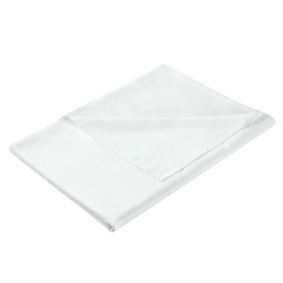 Lenzuolo letto singolo di cotone colore bianco cm.160 x 290