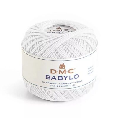 Gomitolo Babylo 30 DMC colore bianco da 100 grammi