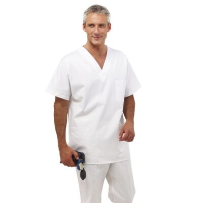 Casacca Summer collo a V colore bianco