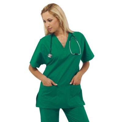 Casacca Summer collo a V colore verde
