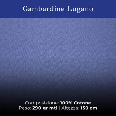 Tessuto Gadardine Lugano di cotone in altezza cm.150