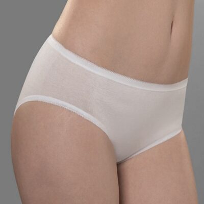 Slip donna Gisella puro cotone colore bianco